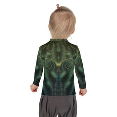 Close-up of CB3-40 kids rash guard fabric