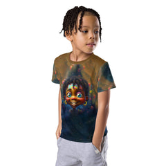 CB3-41 kids t-shirt in multiple colors laid out