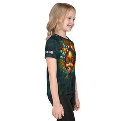 Variety of CB3-43 kids crew neck t-shirts on display.