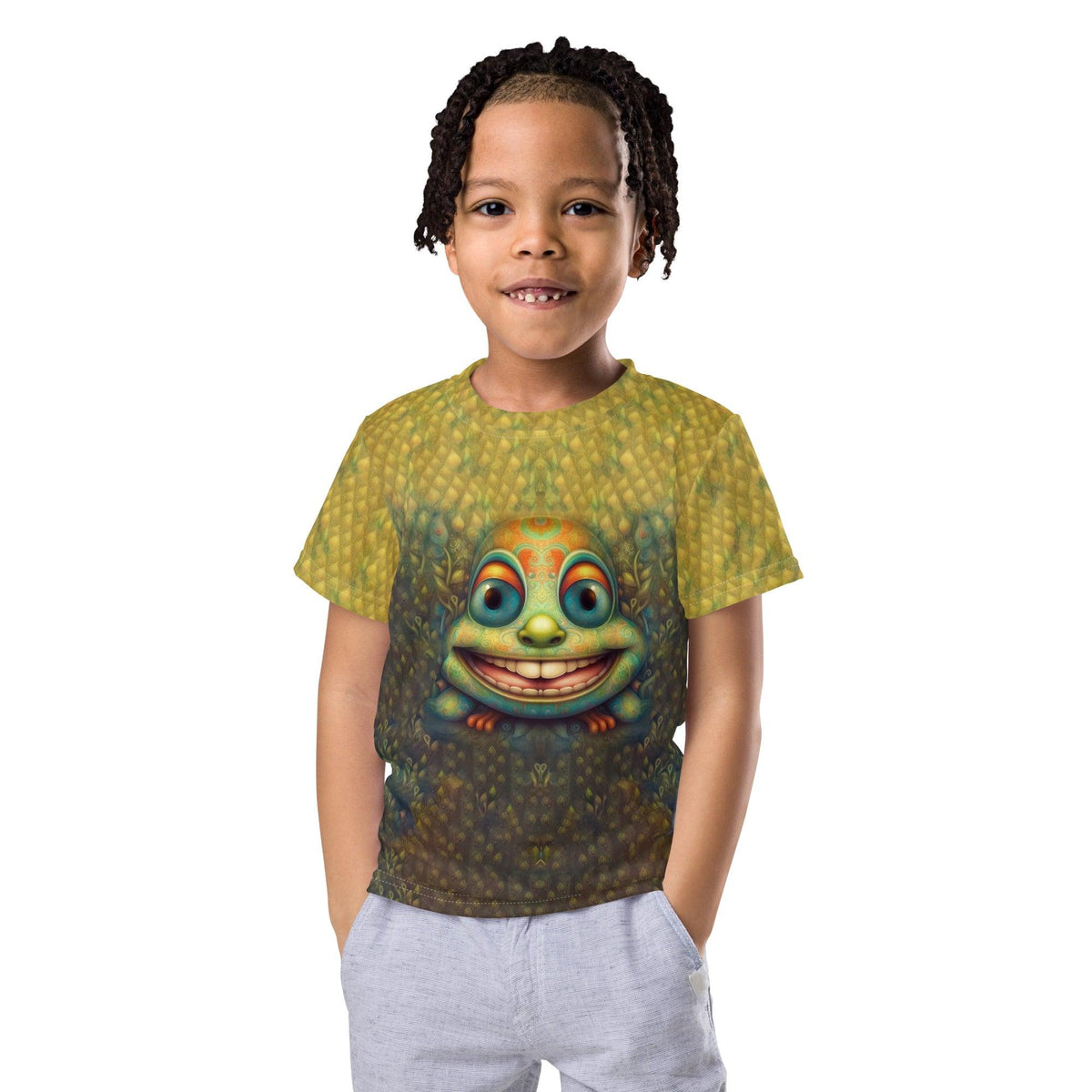 CB3-51 kids crew neck t-shirt in vibrant colors