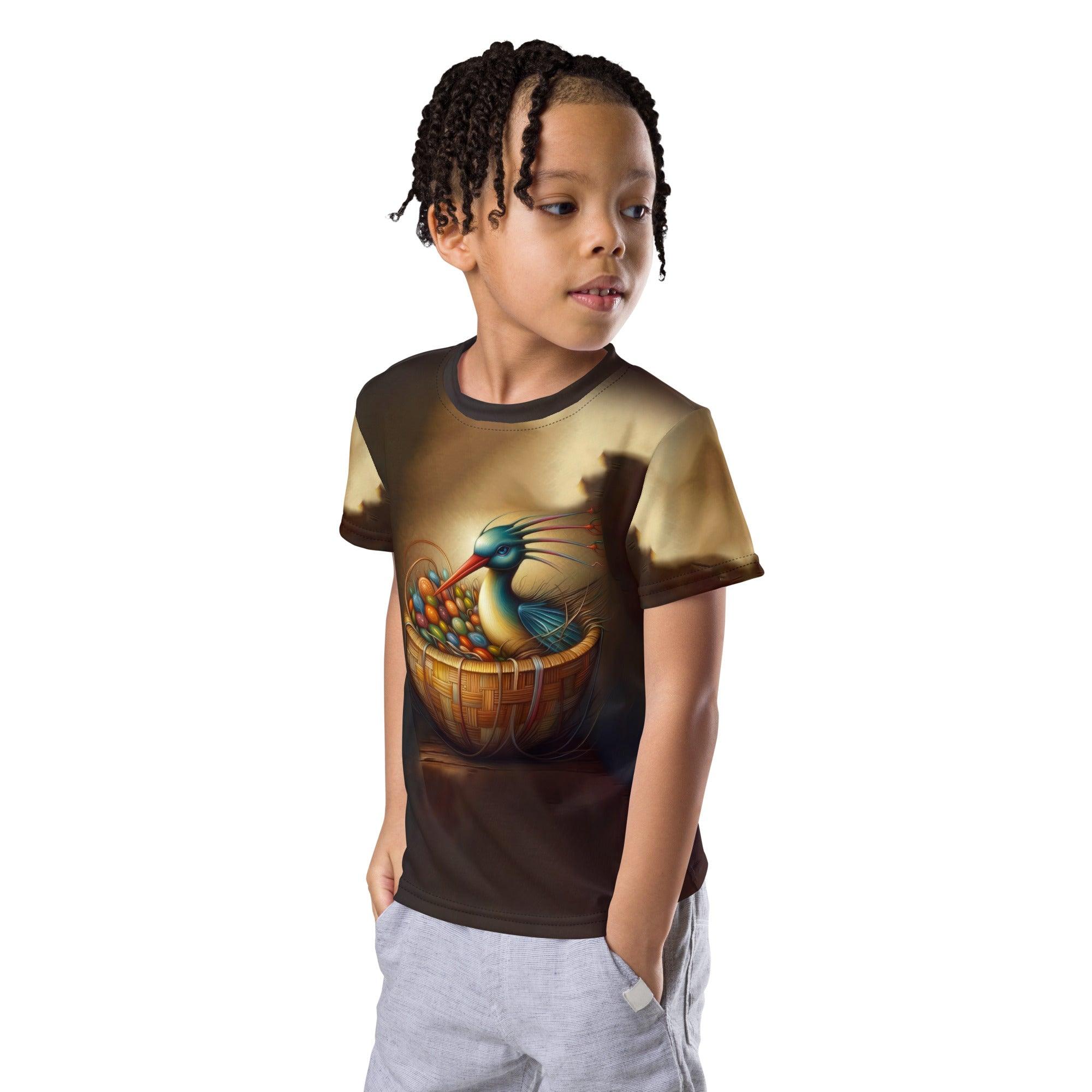 CB3-68 crew neck t-shirt for kids in soft cotton material