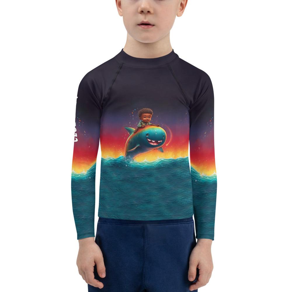 CB5-01 Kids Rash Guard Front View