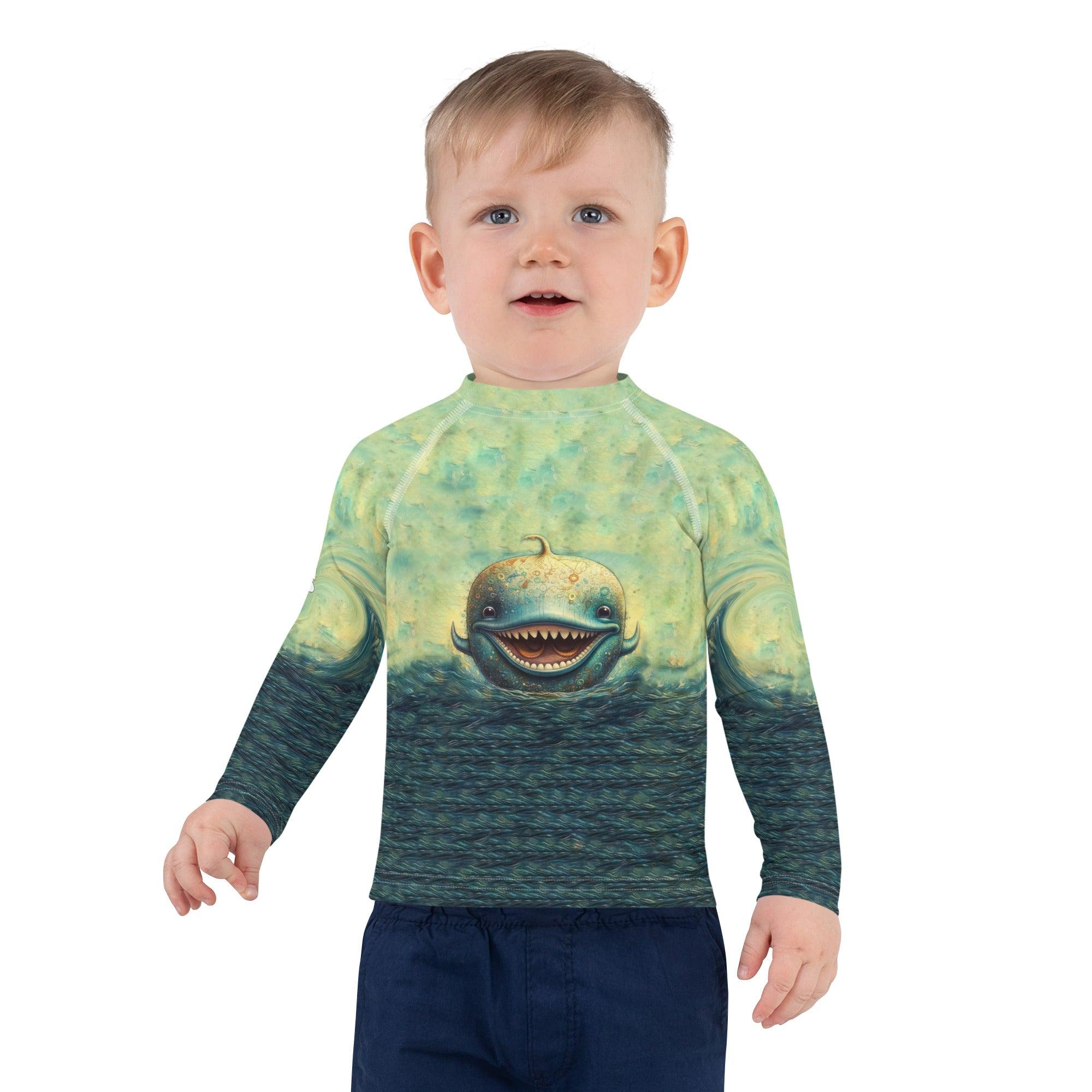 Kids Rash Guard - Blue