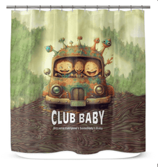 CB5-04 Shower Curtain - Bathroom Décor