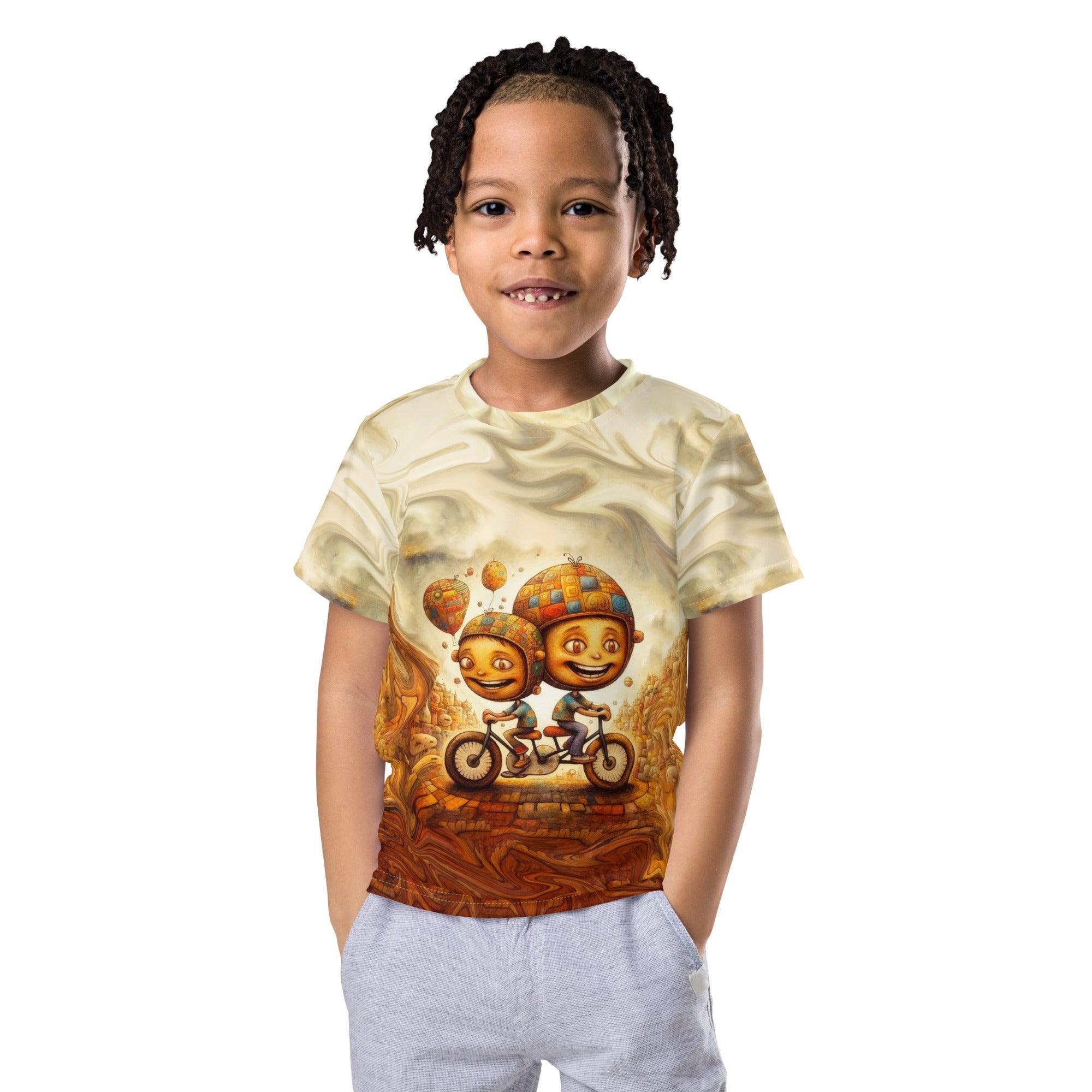 CB5-15 Kids Crew Neck T-Shirt Side View