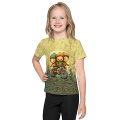 CB5-15 Kids Crew Neck T-Shirt - Green Variant