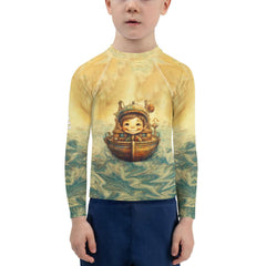 CB5-10 Kids Rash Guard Front View