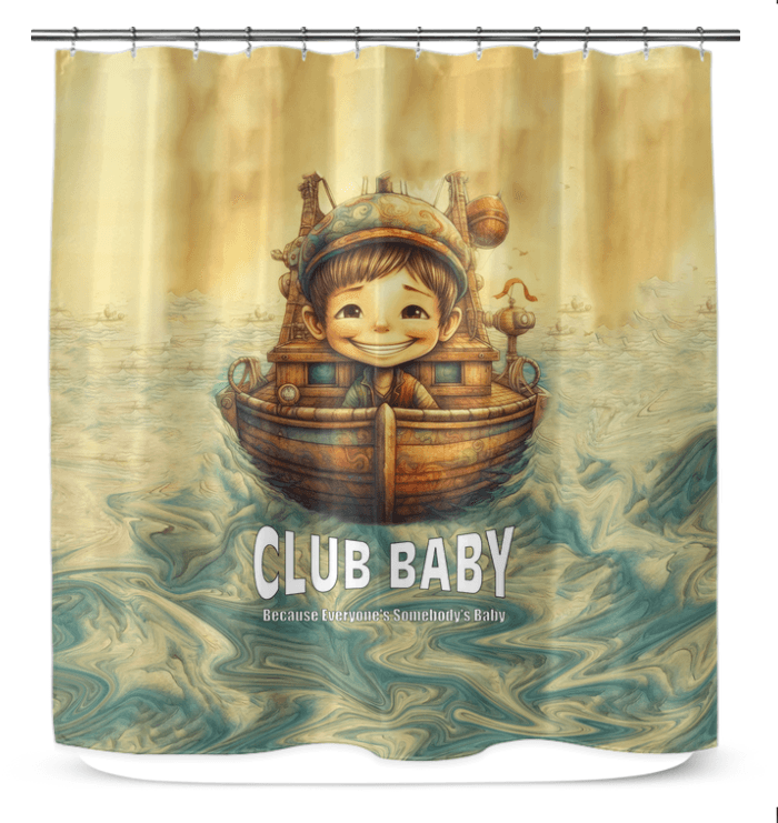 CB5-10 Shower Curtain - Modern Bathroom Decor