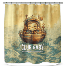 CB5-10 Shower Curtain - Modern Bathroom Decor