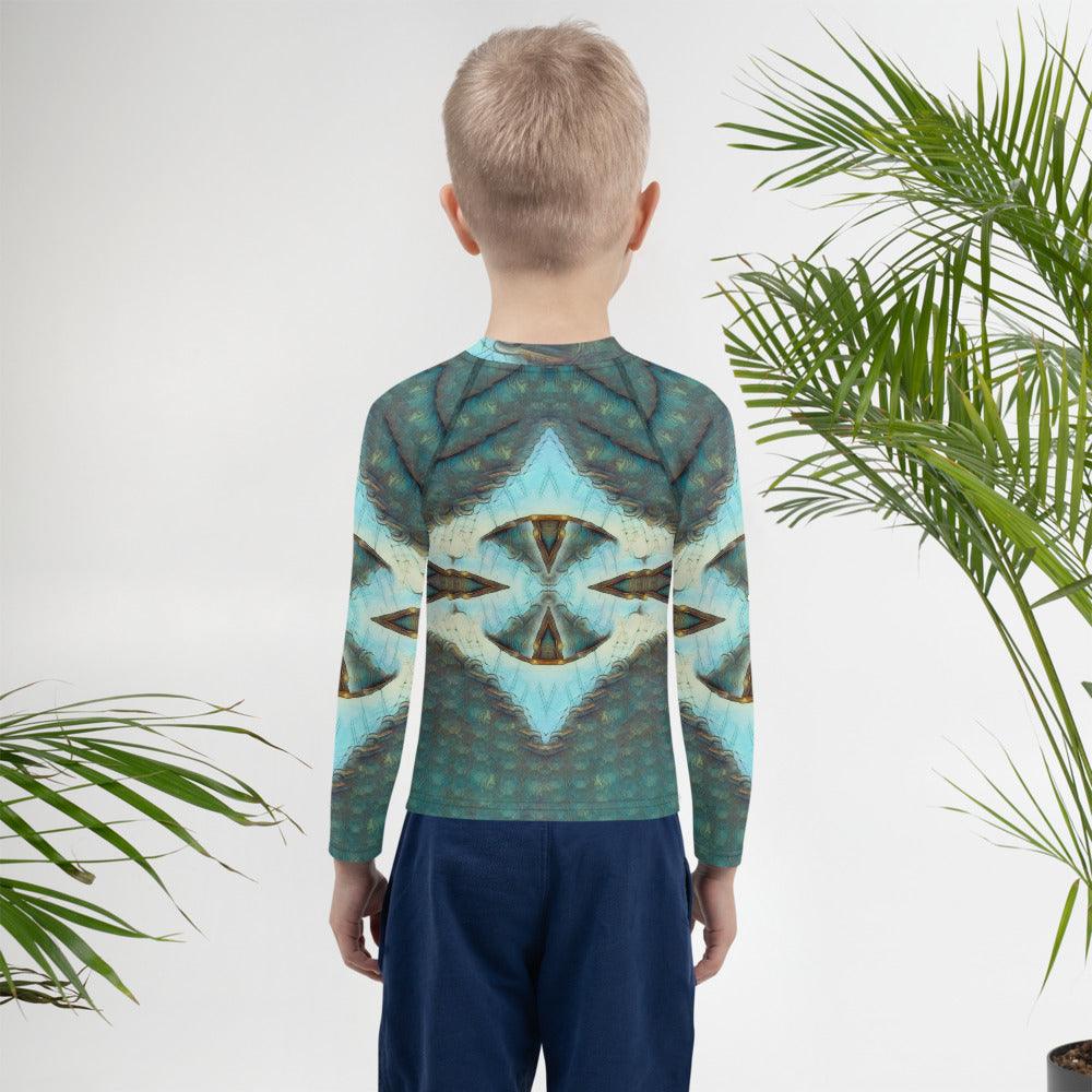 CB5-11 Kids Rash Guard Back View