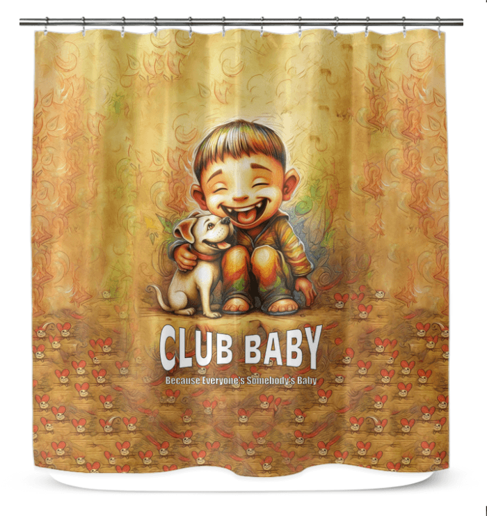 CB5-12 Shower Curtain - Waterproof Bathroom Decor