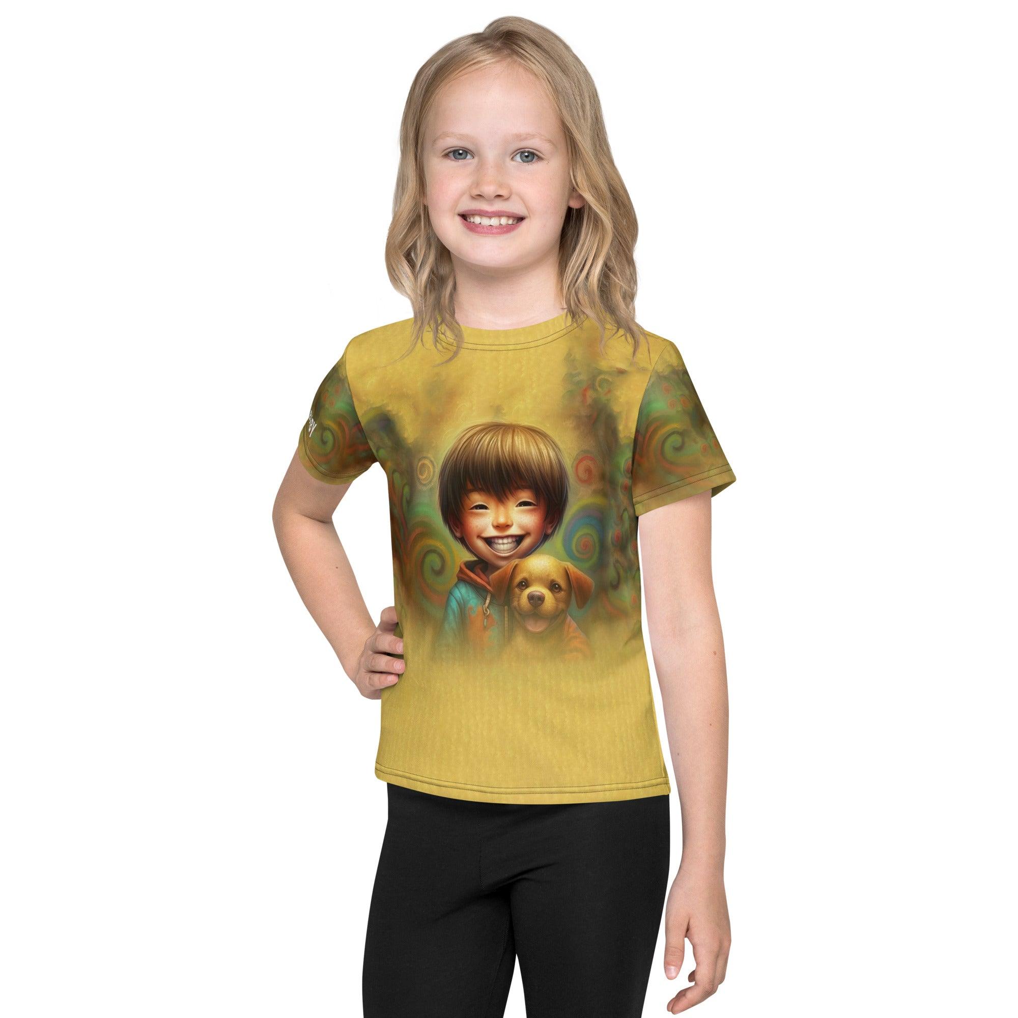 CB5-14 Kids Crew Neck T-Shirt - Green Color Option