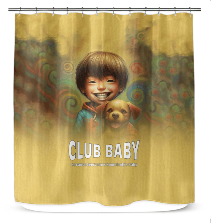 CB5-14 Shower Curtain - Modern Bathroom Decor