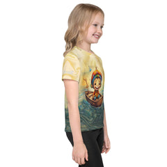 CB5-16 Kids Crew Neck T-Shirt - Green Color Option