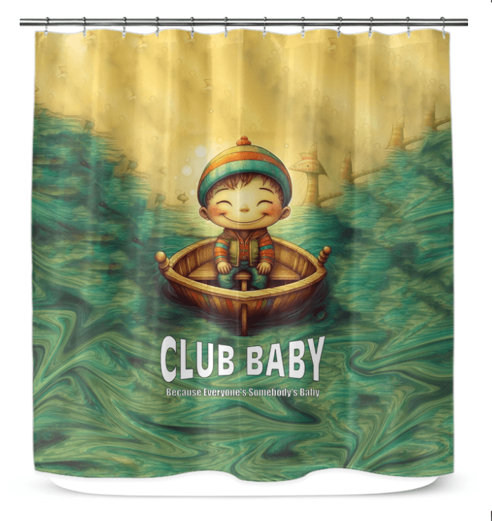 CB5-17 Shower Curtain in Bathroom