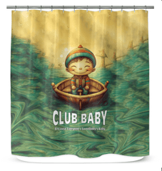 CB5-17 Shower Curtain in Bathroom
