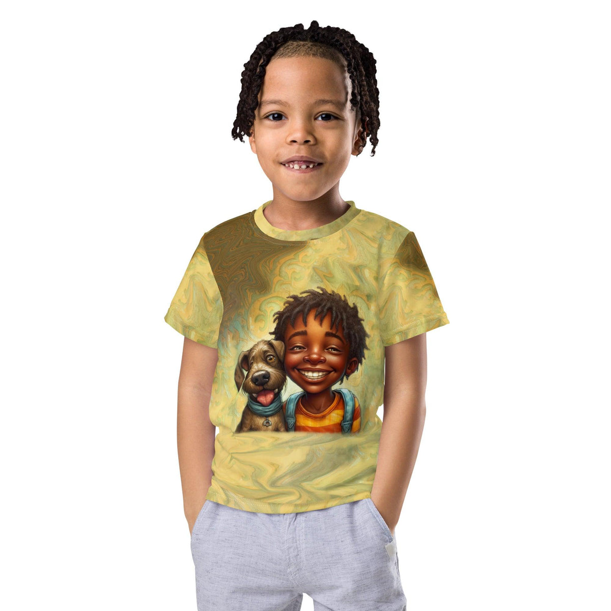 CB5-15 Kids Crew Neck T-Shirt - Front View