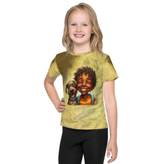 CB5-15 Kids Crew Neck T-Shirt - Yellow Color Option