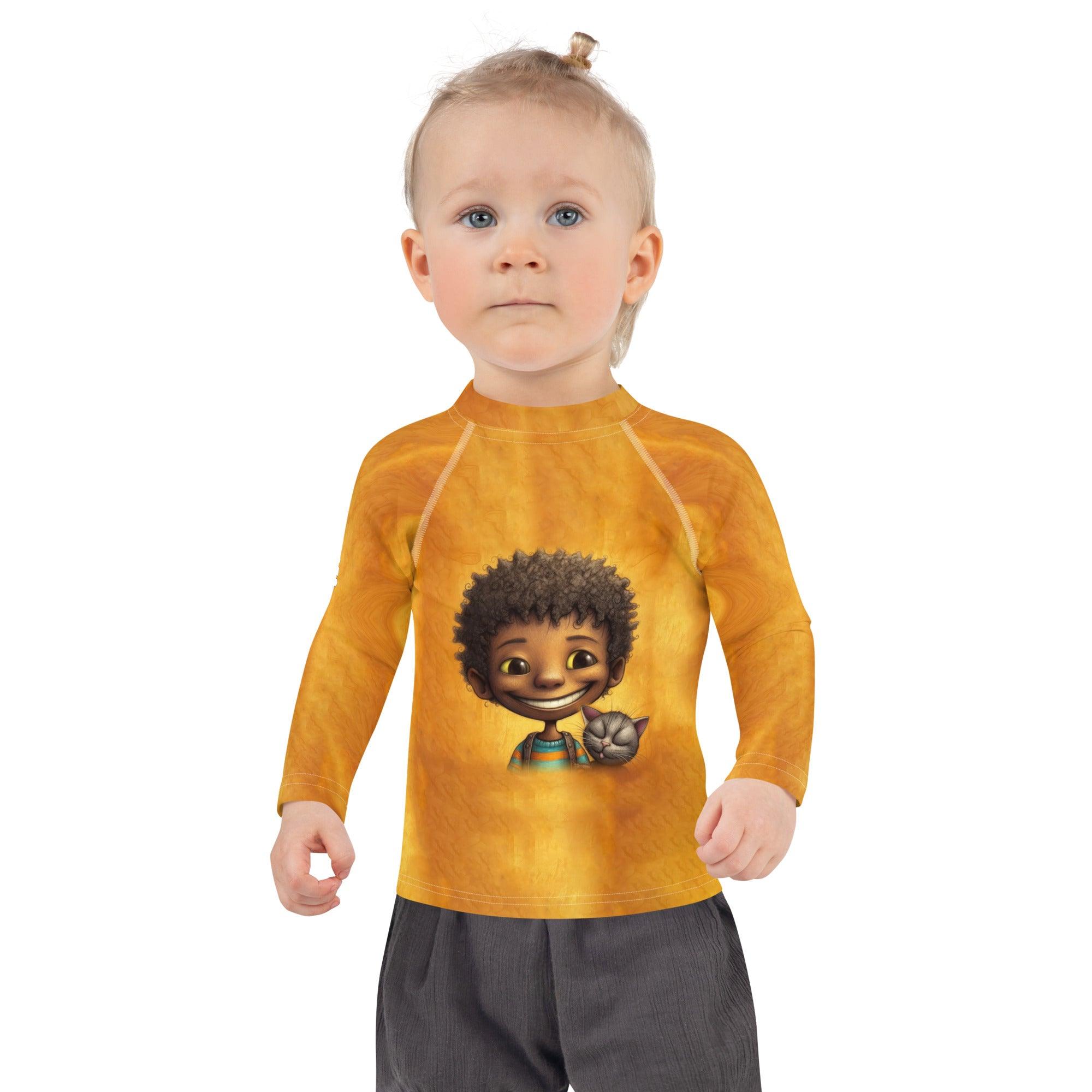 Stylish Kids Beachwear Rash Guard