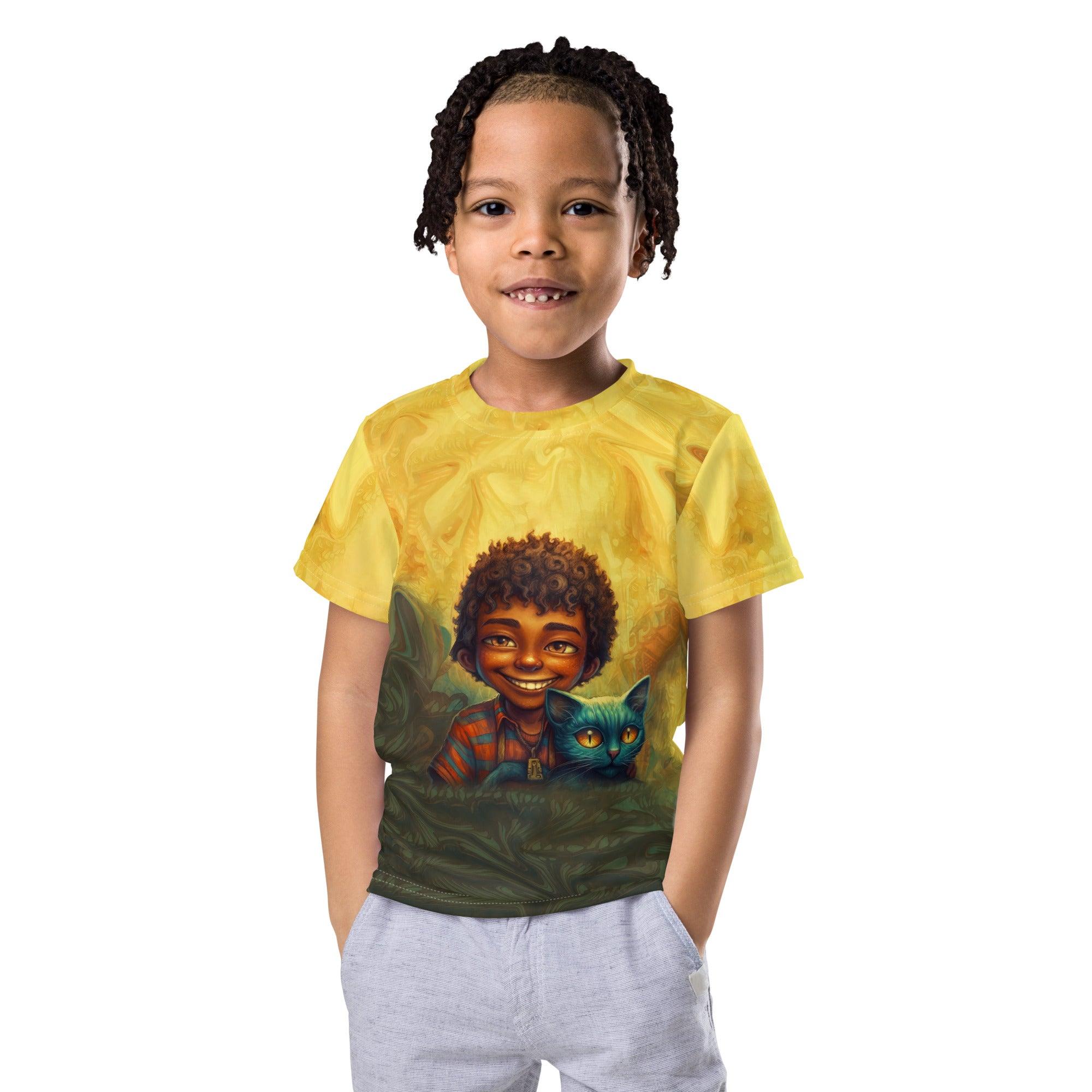 CB5-15 Kids Crew Neck T-Shirt - Side View