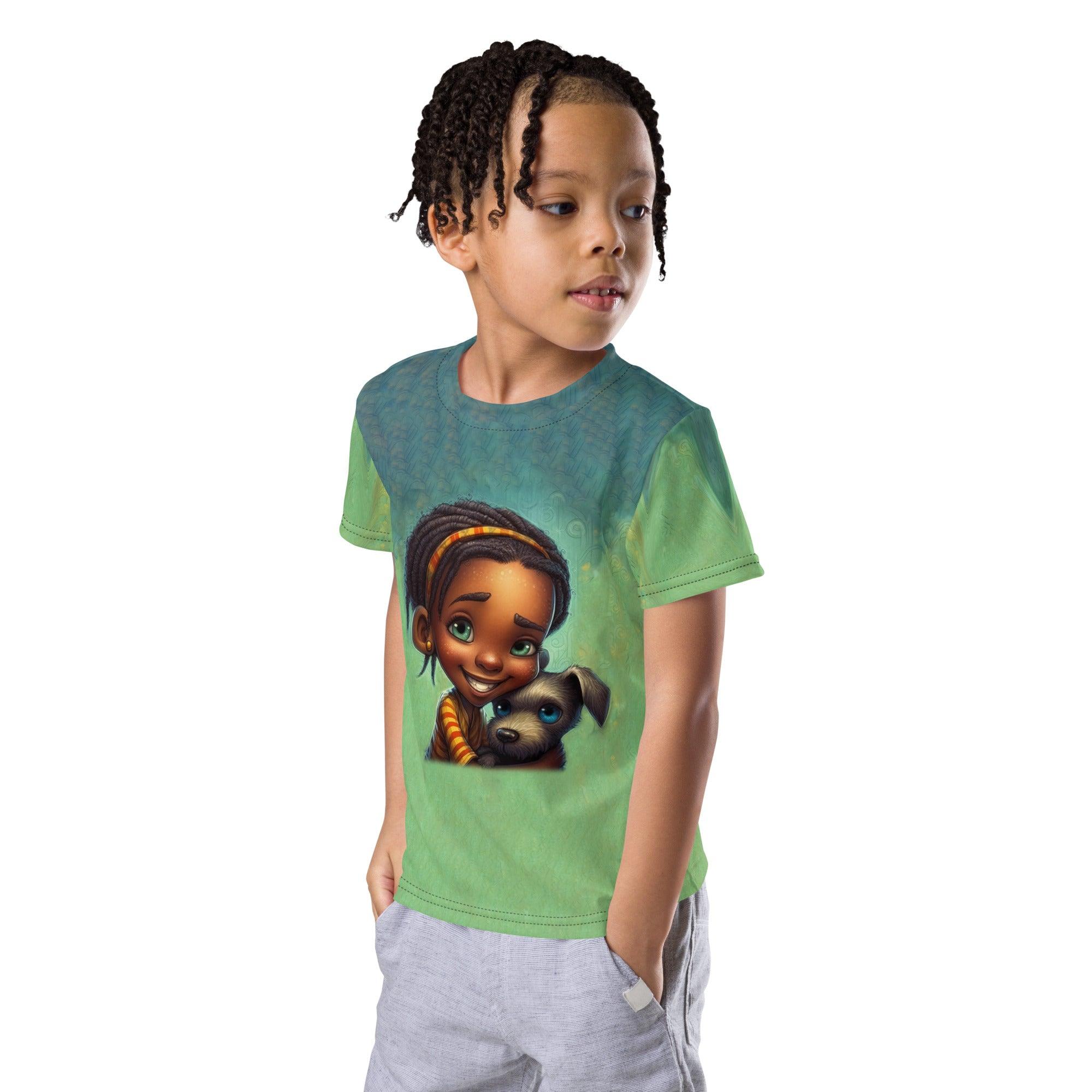 CB5-15 Kids Crew Neck T-Shirt - Side View