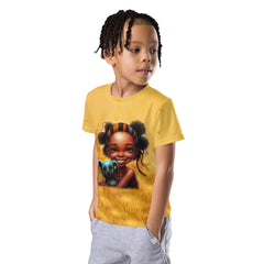 CB5-24 Kids Crew Neck T-Shirt - Black Color Option