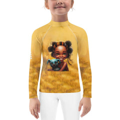 CB5-24 Rash Guard in Blue for Kids
