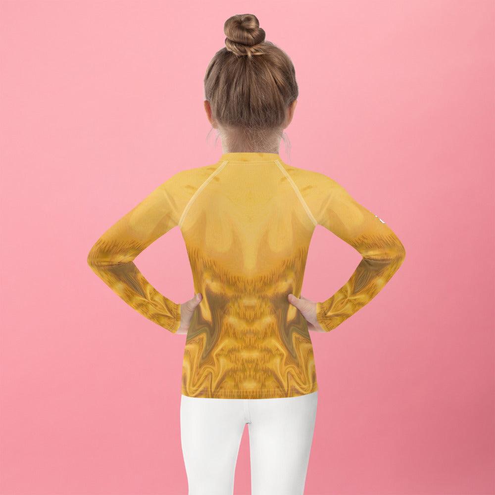 Children's Rash Guard Shirt with Long Sleeves