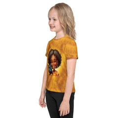 CB5-15 Kids Crew Neck T-Shirt - Yellow Color Option