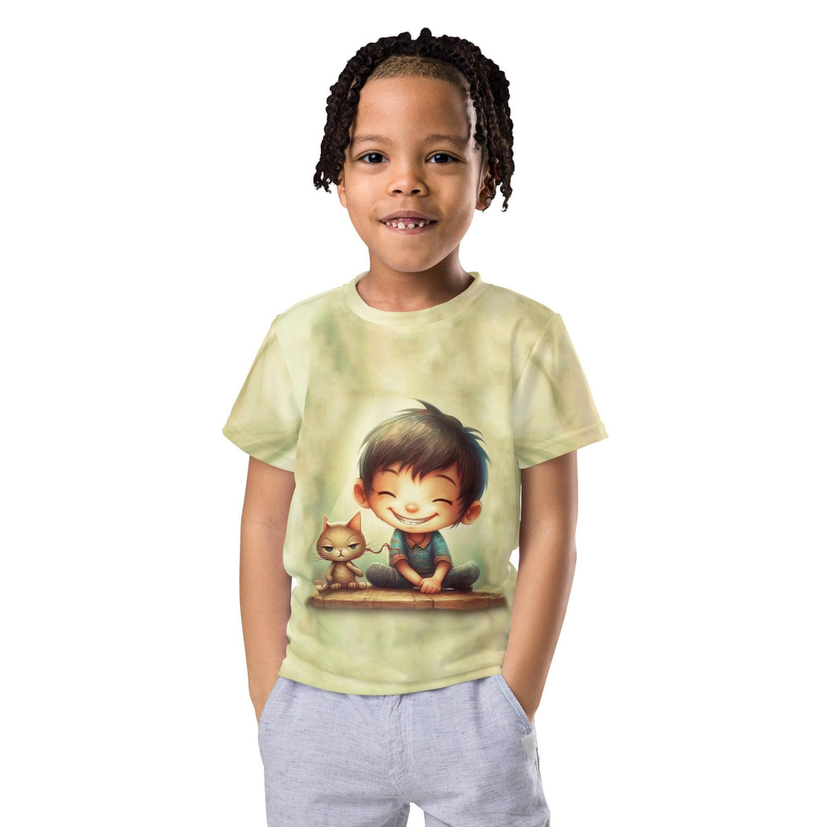 CB5-27 Kids Crew Neck T-Shirt - Front View