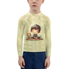 Child wearing CB5-27 Rash Guard