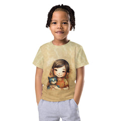 CB5-28 Kids Crew Neck T-Shirt - Green Color Option