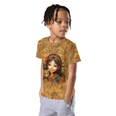 CB5-32 Kids Crew Neck T-Shirt - Blue Color Option