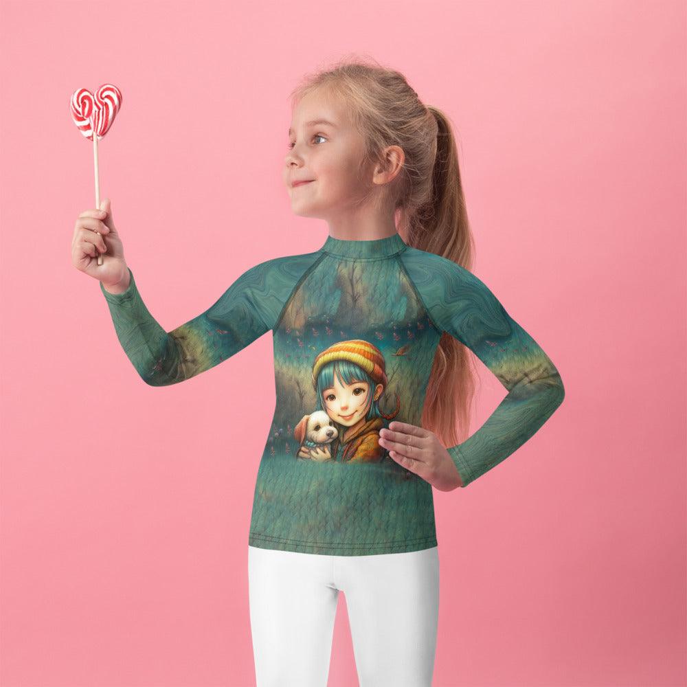 CB5-33 Kids Rash Guard Front View