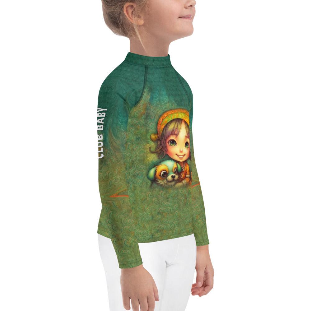 Children's Rash Guard Swim Shirt