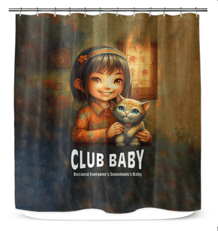 \CB5-38 Shower Curtain in Bathroom
