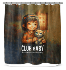 \CB5-38 Shower Curtain in Bathroom
