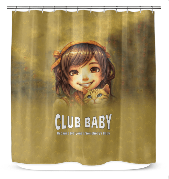 CB5-40 Shower Curtain in Bathroom