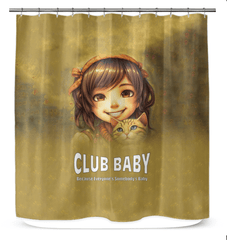 CB5-40 Shower Curtain in Bathroom