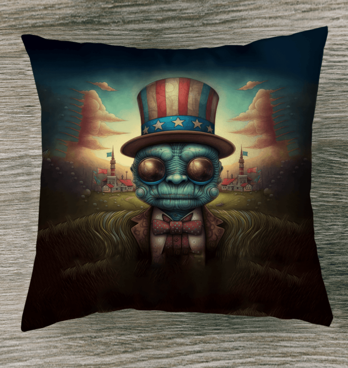 Celebrating Freedom Outdoor Pillow - Beyond T-shirts