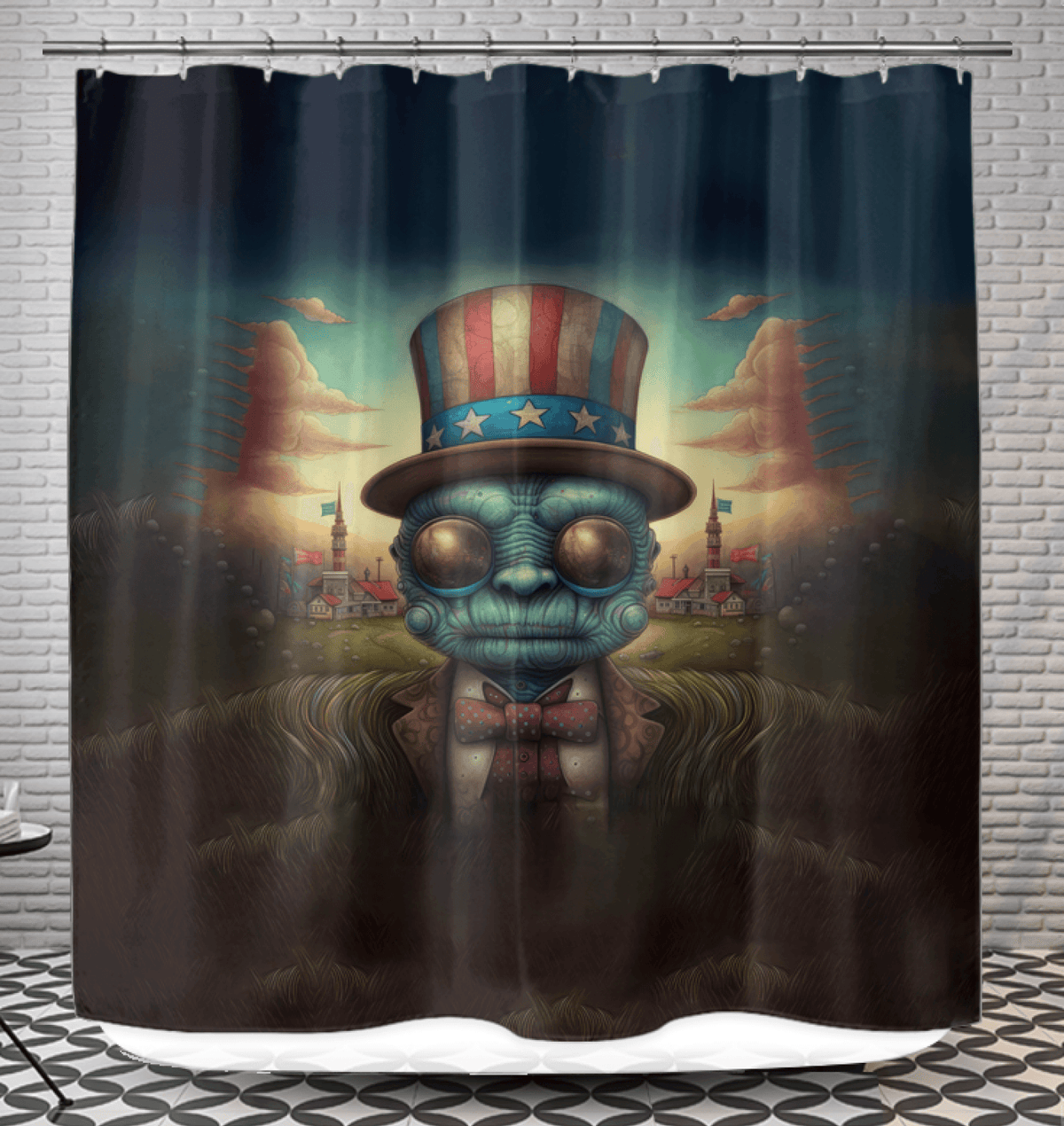 Celebrating Freedom Shower Curtain - Beyond T-shirts