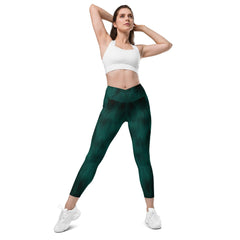 Celestial Glimmers Crossover Leggings - Back View