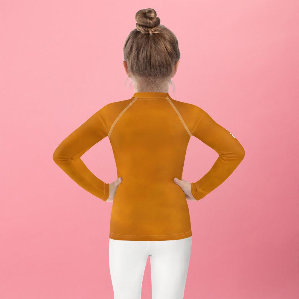 Celestial Luna Dreams Rash Guard for kids with sun protection.