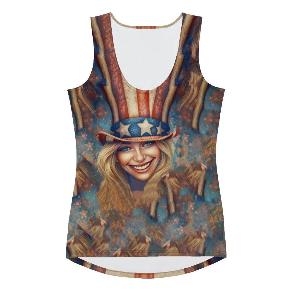 Celestial Serenade Sublimation Cut & Sew Tank Top - Beyond T-shirts