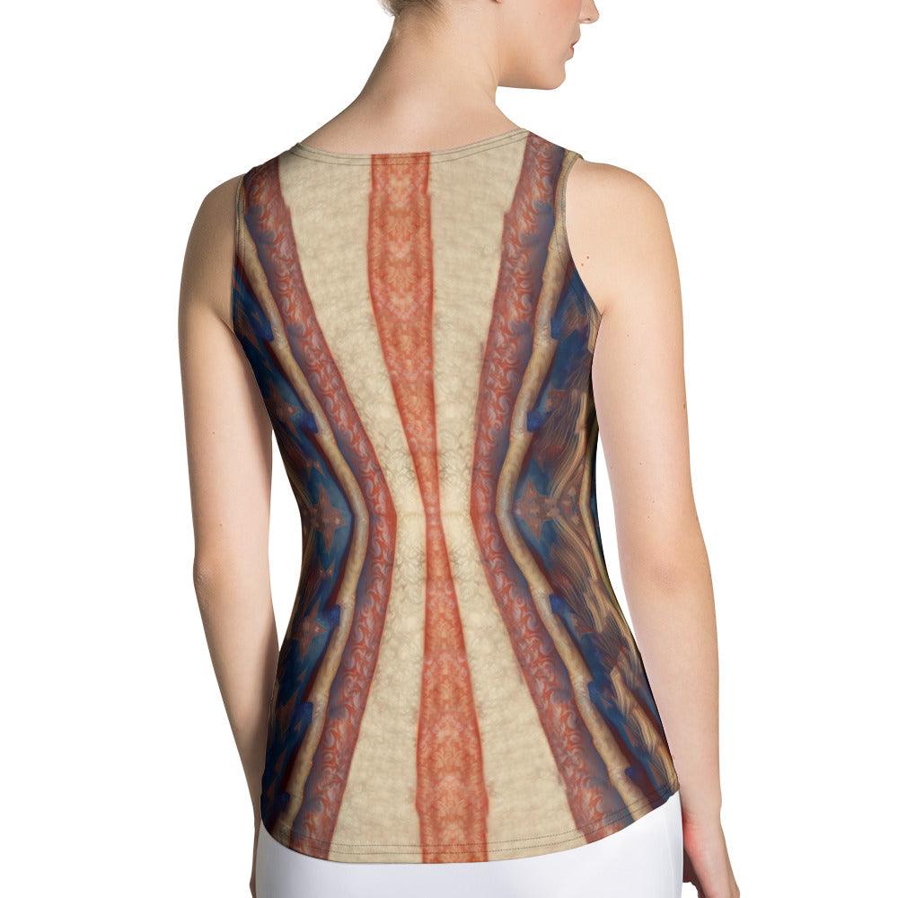 Celestial Serenade Sublimation Cut & Sew Tank Top - Beyond T-shirts