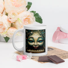 Celestial Symphony White Glossy Mug - Beyond T-shirts