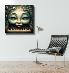 Celestial Symphony Wrapped Canvas - Beyond T-shirts