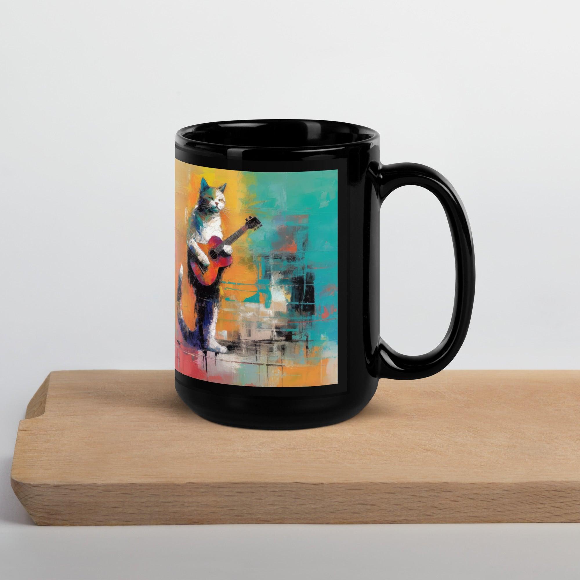 Chord Charmer Black Glossy Mug - Beyond T-shirts