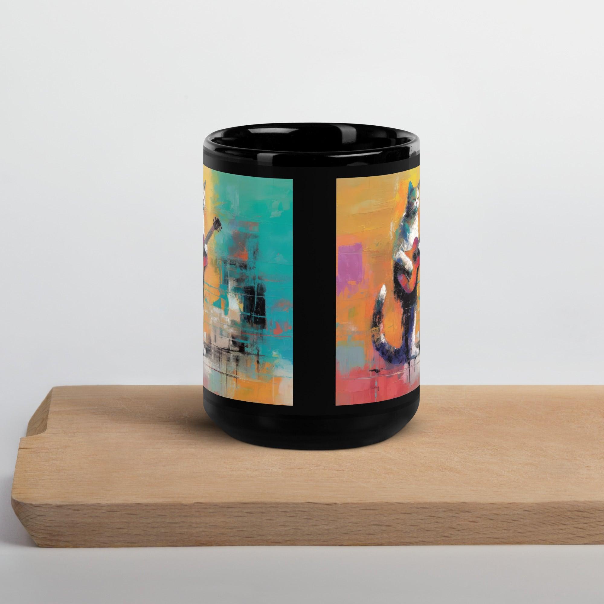 Chord Charmer Black Glossy Mug - Beyond T-shirts