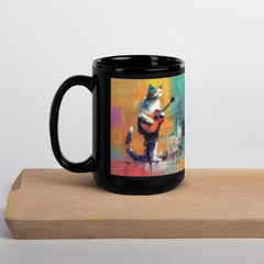 Chord Charmer Black Glossy Mug - Beyond T-shirts